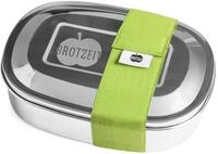 Brotzeit MAGIC Brotdose aus Edelstahl mit herausnehmbarem Abtrennbereich (BPA frei,