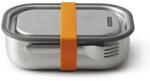 BLACK + BLUM Lunchbox Edelstahl 1L | Orange | 3-in-1 | Vakuumverschluss- 100%