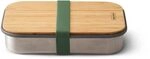 BLACK + BLUM Edelstahl Sandwichbox | Orange | 900 ml Edelstahl Dose mit Deckel 