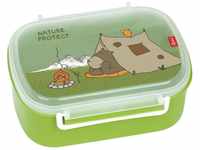 SIGIKID 24780 Brotzeitbox Forest Grizzly Lunchbox BPA-frei Mädchen und Jungen