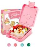 Schmatzfatz Easy Kinder Snackbox, Bento Box, Lunchbox, Geschenk (Rosa)