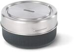 BLACK + BLUM Lunchschale aus Glas, Schiefer, 750 ml, Borosilikatglas mit Schutzh&uuml;lle