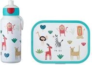 Mepal Pausenset Campus Animal Friends &ndash; Trinkflasche und Brotdose mit Bento-Einsatz