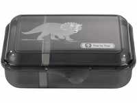 Step by Step Lunchbox „Dino Life, schwarz, mit Trennwand und Klickverschluss,