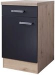 Smart M&ouml;bel Unterschrank 50 cm Anthrazit - Lino