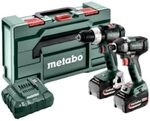 Metabo SBLTBL+SSDLT200BL -Akku-Schlagbohrschrauber, Akku-Schlagschrauber incl.