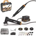 WORX Akku Multifunktionswerkzeug & Winkelschleifer MakerX 18V(20V MAX) WX990,