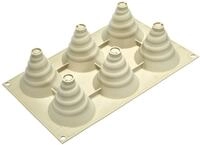 silikomart | Silikonform f&uuml;r SOFFICE INCANTO Monoportions, Antihaft, 6 Monoportions,