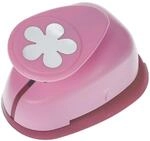 efco 1791286 Stanzer M, Retro Blume Motivstanzer, Kern: Metall, Pink, 7,5 x 5 x 5 cm