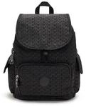 Kipling CITY PACK S Kleiner Rucksack, Signature Emb (Schwarz)
