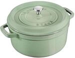STAUB Gusseisentopf, 28 cm Salbei