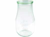 Weck Tulpenglas 2700 ml (Hochwertiges Einweck, Einmach Glas mit Glasdeckel; zum