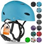 Apollo Skaterhelm Kinder, Damen & Herren, Fahrradhelm, Hellblau L/XL