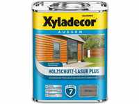 Xyladecor Holzschutz-Lasur Plus, 4 Liter, Grau