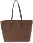 Joop! Schultertasche Lettera Lara Shopper LHZ Fungi braun