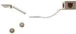 Kerbl Pet Kletterwand Anden, Katzenbesch&auml;ftigung, Natur, wei&szlig;, Massivholz, Pl&uuml;sch,