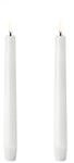 UYUNI Piffany Copenhagen Lighting flammenlose LED-Kerzen, batteriebetrieben, konisch,