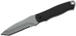 Herbertz Neck-Knife, Tanto-Klinge, Kunststoff-Schalen, robustes Outdoor-Messer &