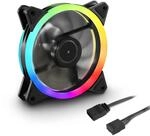 Sharkoon Shark Blades PWM RGB L&uuml;fter, 120x120x25 mm, schwarz