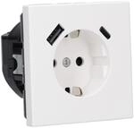 Jung LS1520-15CAWWM SCHUKO-Steckdose mit USB Typ AC (3A) mit erh&ouml;htem
