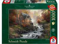 Schmidt Spiele 57486 Thomas Kinkade, by The Old Mill, 1000 Stück Puzzle,...