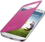 Samsung Original EF-CI950BPEGWW Flip Cover (kompatibel mit Galaxy S4) in pink
