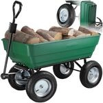 tectake&reg; Bollerwagen, Handwagen, Transporter mit Kippfunktion, Rollwagen mit