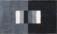 Erwin M&uuml;ller Badematte Korfu, Badteppich rutschhemmend grau Gr&ouml;&szlig;e 60x100 cm - f&uuml;r