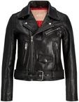 JACK & JONES Lederjacke Damen, Schwarz, S