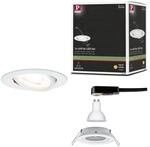 Paulmann 93430 LED Einbauleuchte Nova schwenkbar rund 84 mm 50&deg; GU10 6,5W...