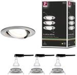 Paulmann 93429 LED Einbauleuchte Nova Basisset schwenkbar rund 84 mm 50&deg; GU10...
