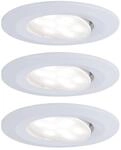 Paulmann 99931 LED Einbauleuchte Calla rund 3er Set incl 3x5.2 W IP65 dimmbar
