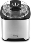 H.Koenig SRB80 Eismaschine, Kapazit&auml;t 2 l, 12 W, Edelstahl, 30 bis 40 min