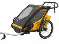 Thule Chariot Sport 2 Multisport Fahrradanhänger Spectra Yellow Double, 1 Stück