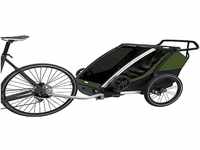 Thule Chariot Cab Multisport-fahrradanhänger Aluminum/Cypress Green One-Size