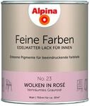 Alpina Feine Farben Lack No. 23 Wolken in Ros&eacute; edelmatt 750ml - Vertr&auml;umtes