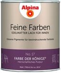Alpina Feine Farben Lack No. 17 Farbe der K&ouml;nige&reg; edelmatt 750ml -...