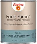 Alpina Feine Farben Lack No. 39 Quelle der Gelehrten edelmatt 750ml - Gelassenes