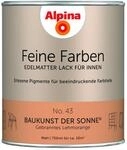 Alpina Feine Farben Lack No. 43 Baukunst der Sonne edelmatt 750ml - Gebranntes