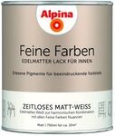 Alpina Feine Farben Lack Zeitloses Matt-Weiss 750ml