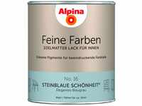 Alpina Feine Farben Lack No. 16 Steinblaue Schönheit® edelmatt 750ml -...