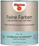 Alpina Feine Farben Lack No. 16 Steinblaue Sch&ouml;nheit&reg; edelmatt 750ml -...