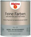 Alpina Feine Farben Lack No. 02 Nebel im November&reg; edelmatt 750ml -...