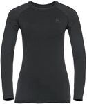 Odlo Thermounterw&auml;sche f&uuml;r Damen Performance Warm | Odlo Graphite Grey Schwarz 