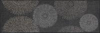 Salonloewe Fu&szlig;matte "Ornament Deco Allo" grau Gr&ouml;&szlig;e 60x180 cm