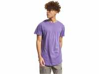 Urban Classics Herren Shaped Long Tee T-Shirt, Violett (Ultraviolet), S