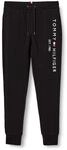 Tommy Hilfiger Herren Jogginghose Sweatpants, Schwarz (Black), L