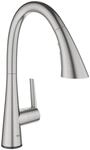 GROHE Zedra Touch | Elektronische Einhand-Sp&uuml;ltischbatterie, DN15 | supersteel 