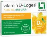 vitamin D-L oges&reg; 7.000 I.E. pflanzlich - 60 Weichkapseln -
