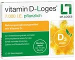 vitamin D-L oges 7.000 I.E. pflanzlich - 30 Weichkapseln | F&uuml;r Immunsystem, gesunde